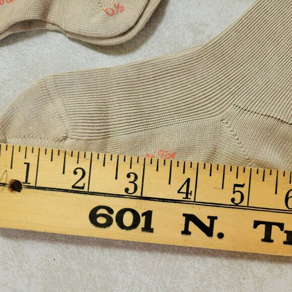 Vintage Children's Long Stockings 4 Pairs Mayknit Hosiery Rayon & Cotton 6 1/2 D - Picture 8 of 16